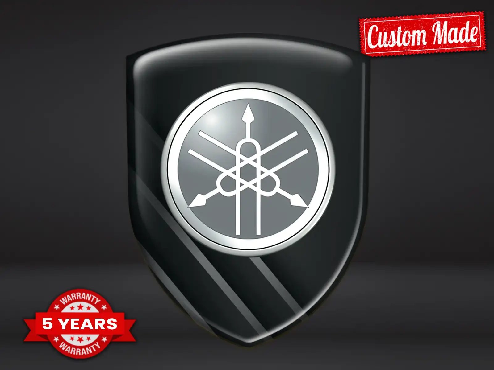 Yamaha Badges Auto Perso Design Max Stylé Pro Résistant